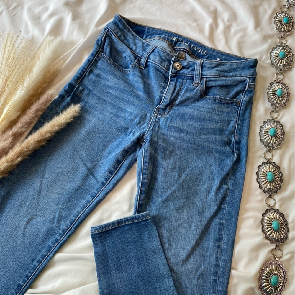 American Eagle Next Level Stretch Jegging Size 2, Mom Jeans, Mom Jeggings